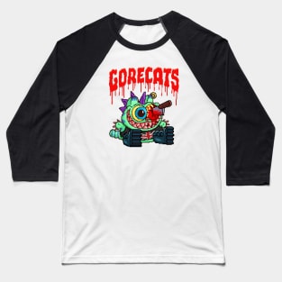 Punk cat Baseball T-Shirt